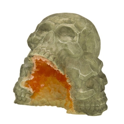 Exotic Environments Skull Mountain Geode Stone Aquarium Ornament - 5