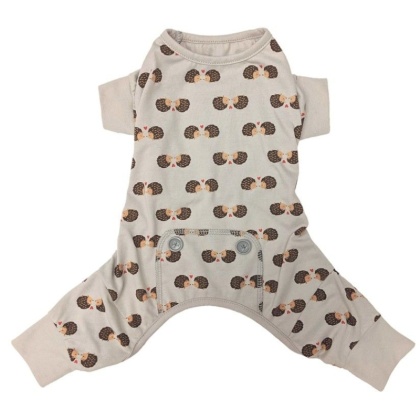 Fashion Pet Hedgehog Dog Pajamas Gray - Large