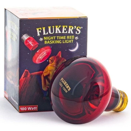 Flukers Professional Series Nighttime Red Basking Light - 100 Watt