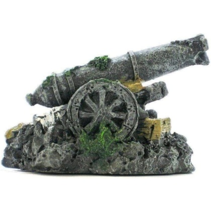 Penn Plax Mini Cannon Aquarium Decor - Mini Cannon Decor