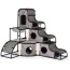 Prevue Pet Products Catville Tower - Gray Print