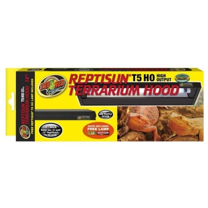 Zoo Med ReptiSun HO T5 Terrarium Hood - 15 Watts (14\